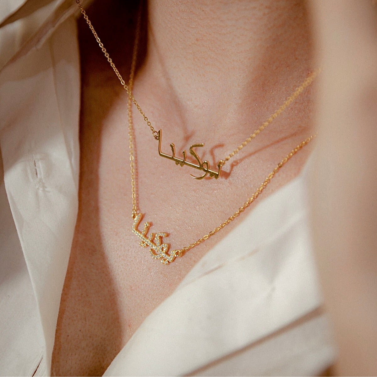 CZ Name necklace