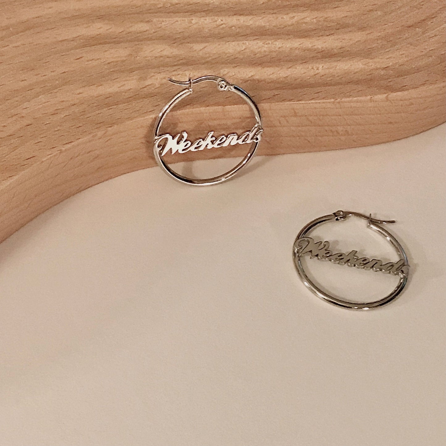 ネームピアス 16G 選べる21フォント