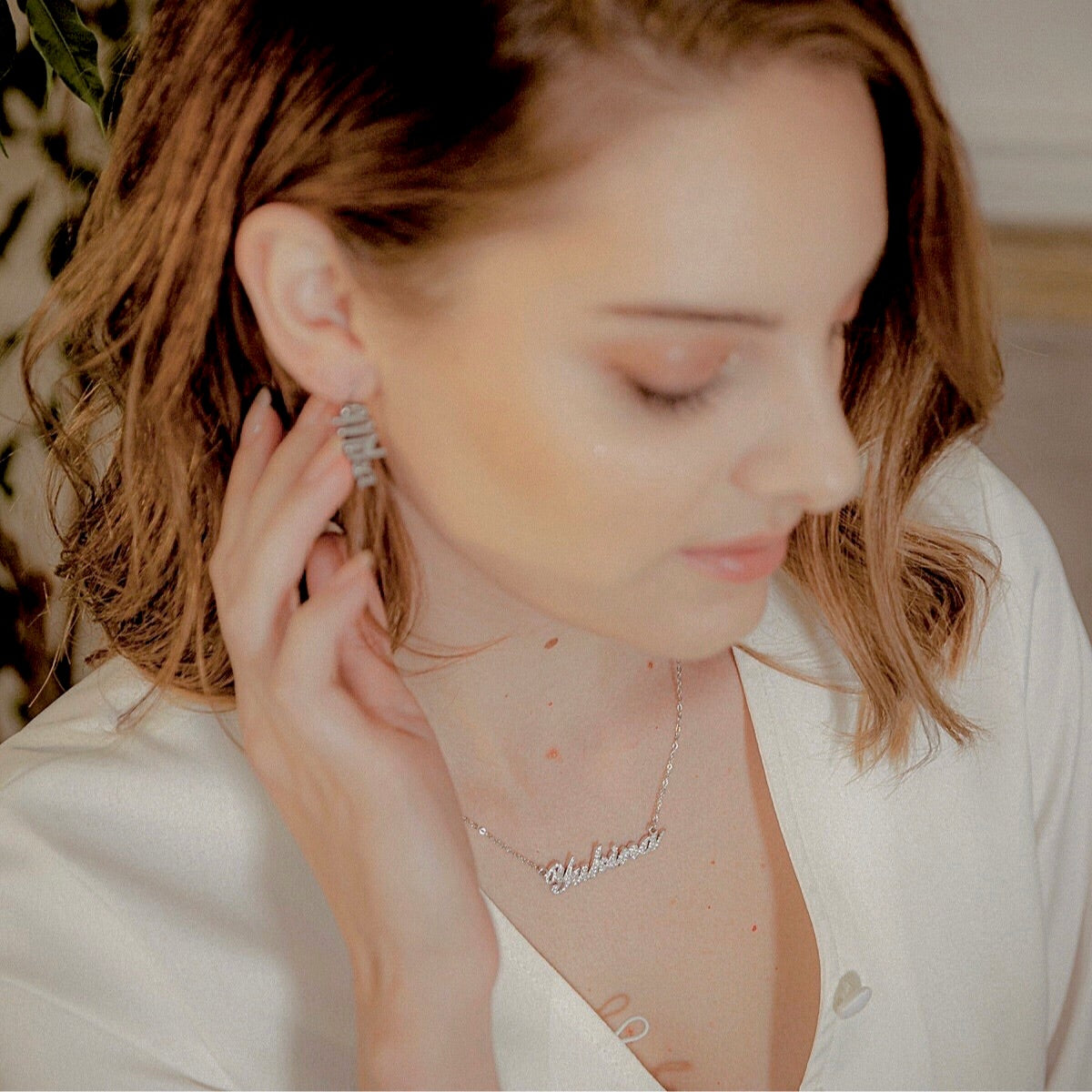 CZ Name necklace