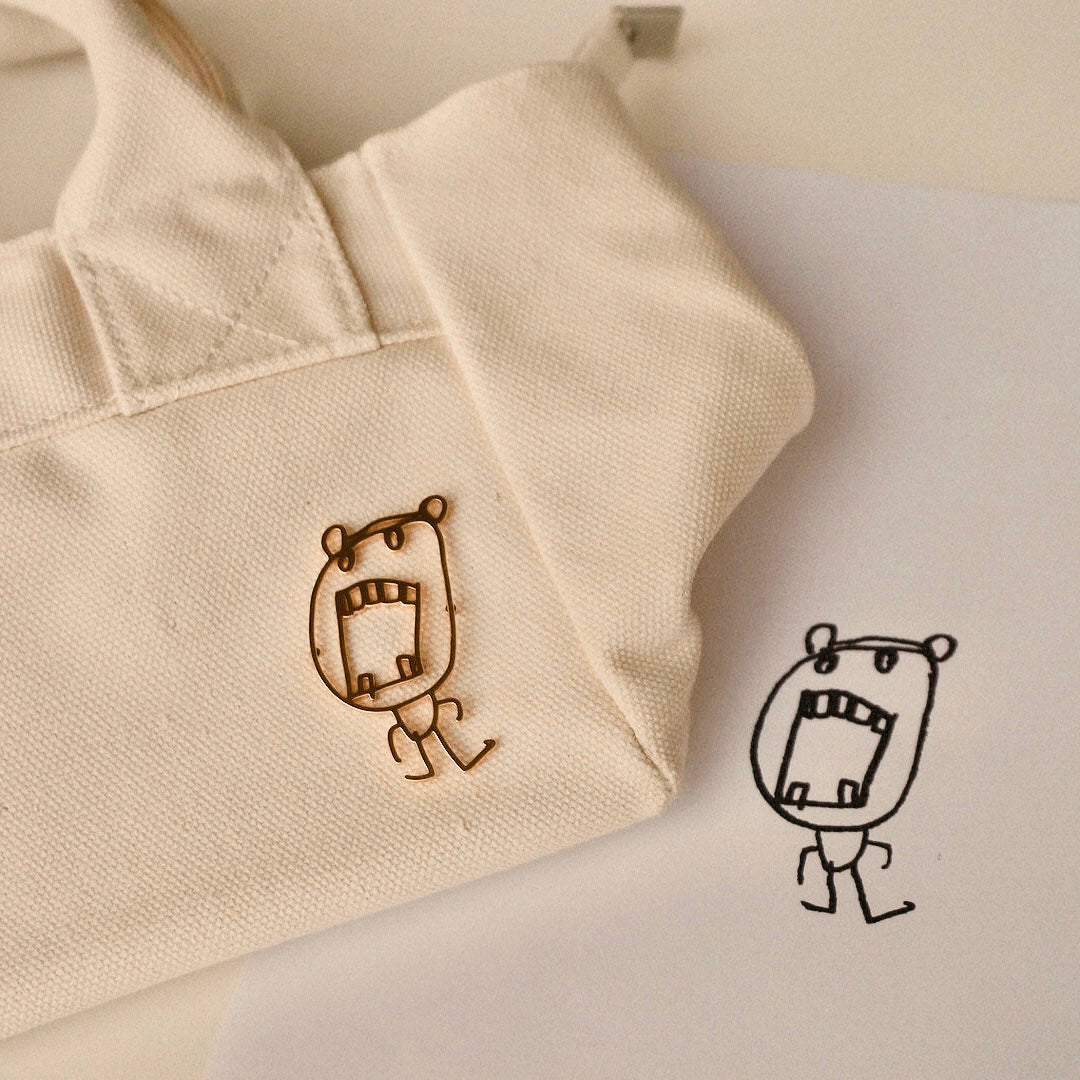 プレゼントにおすすめの手書きの絵で作るブローチ